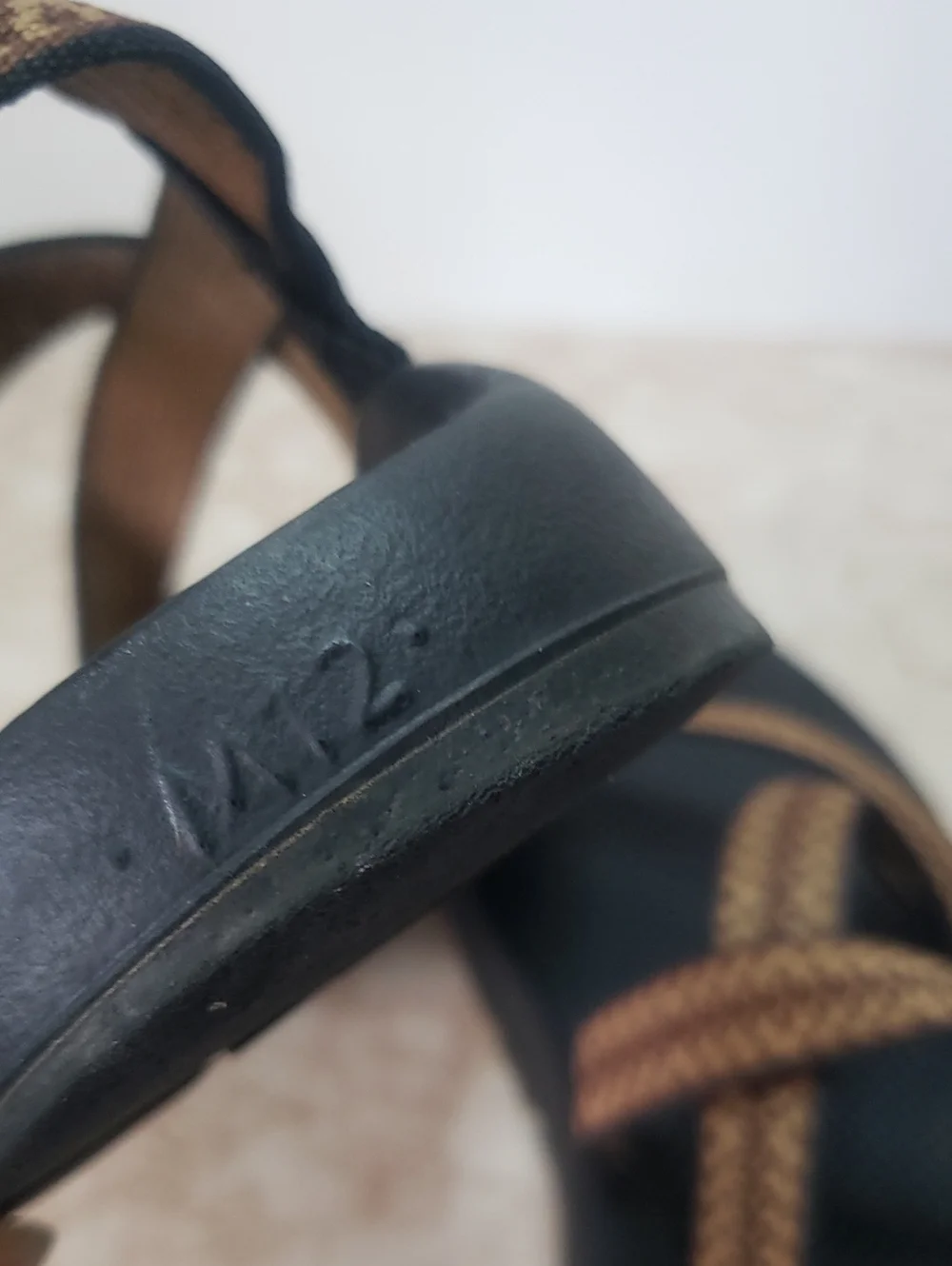 Chaco Brown Mens Strappy Sports Sandals Size 12